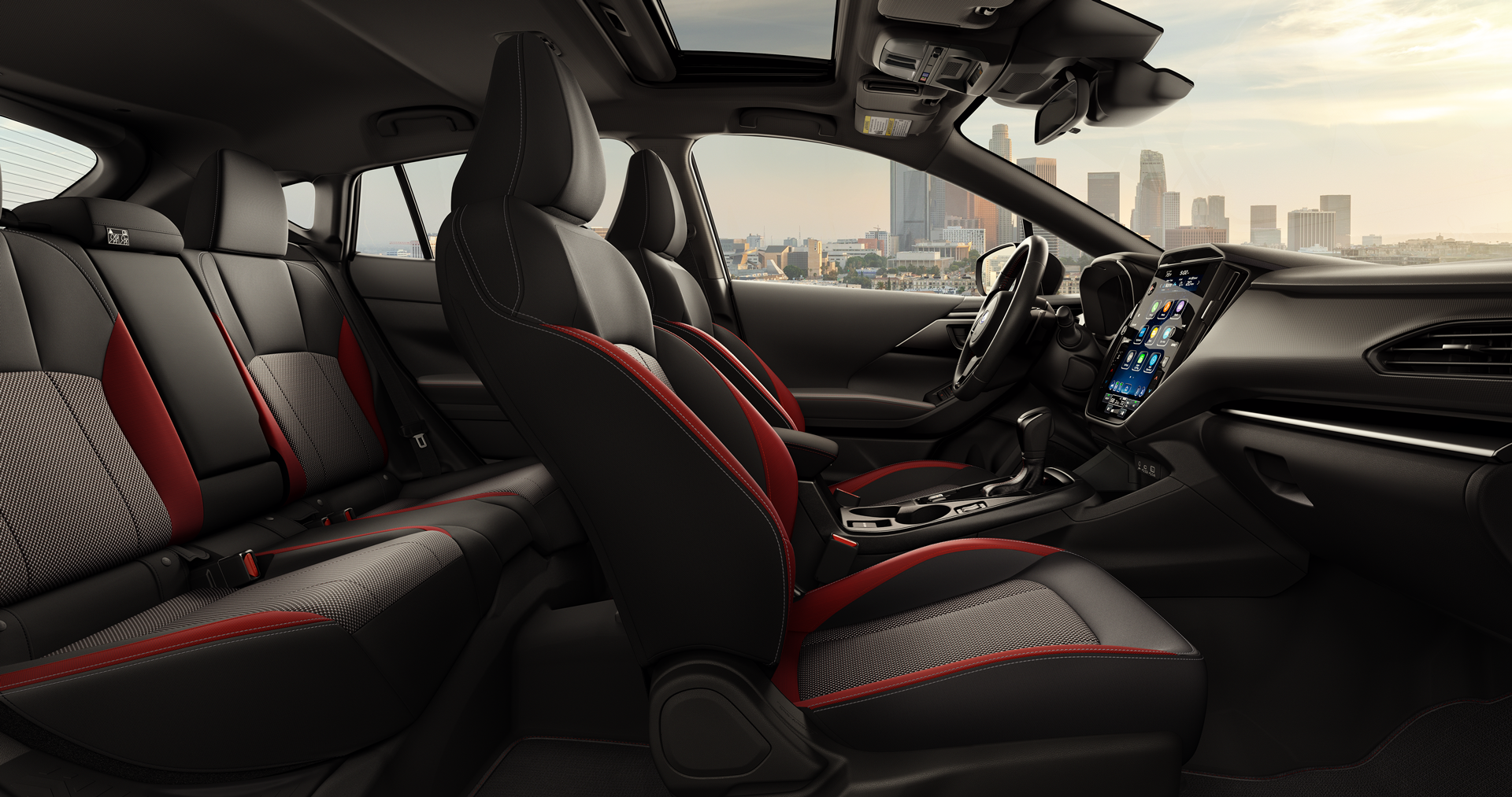 2025 Subaru Impreza RS Shown in Black RS Cloth